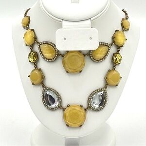 INC International Concepts Gold and Yellow Double-Strand Choker